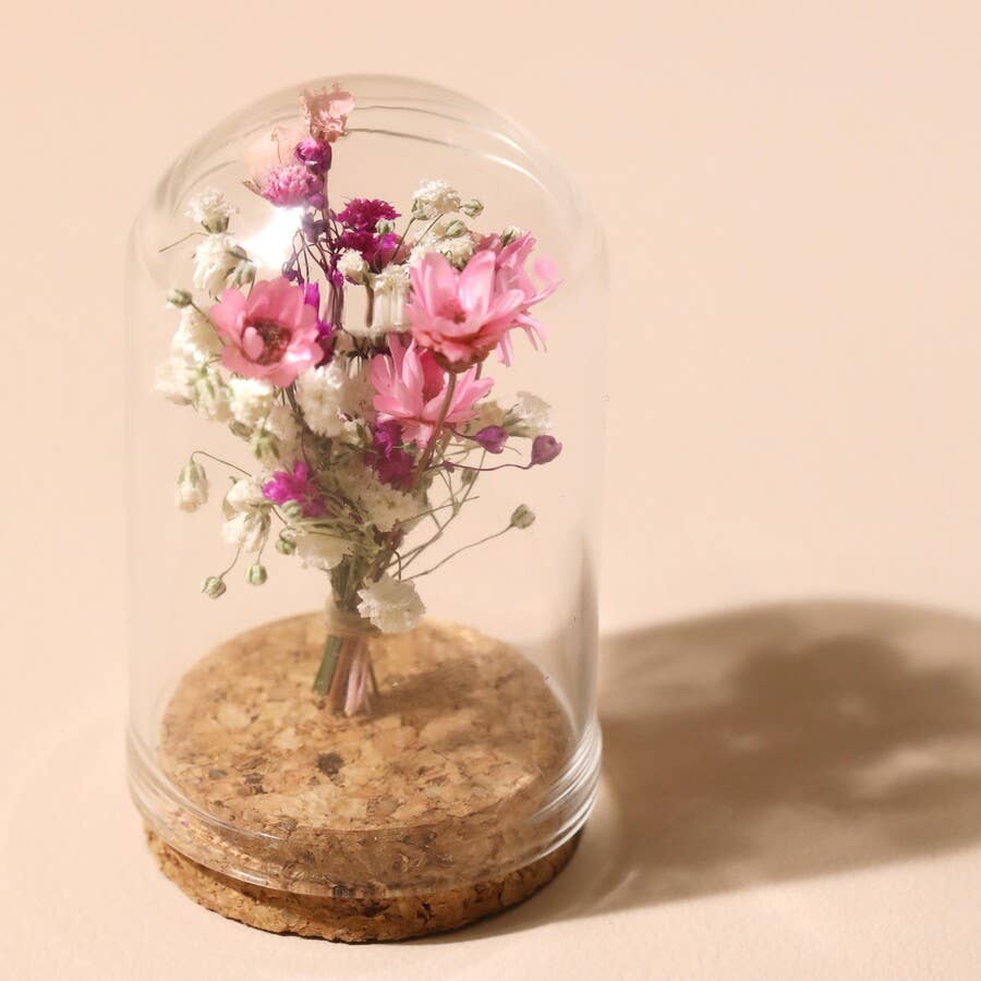 Lisa Angel - Mini Dried Flower Glass Dome
