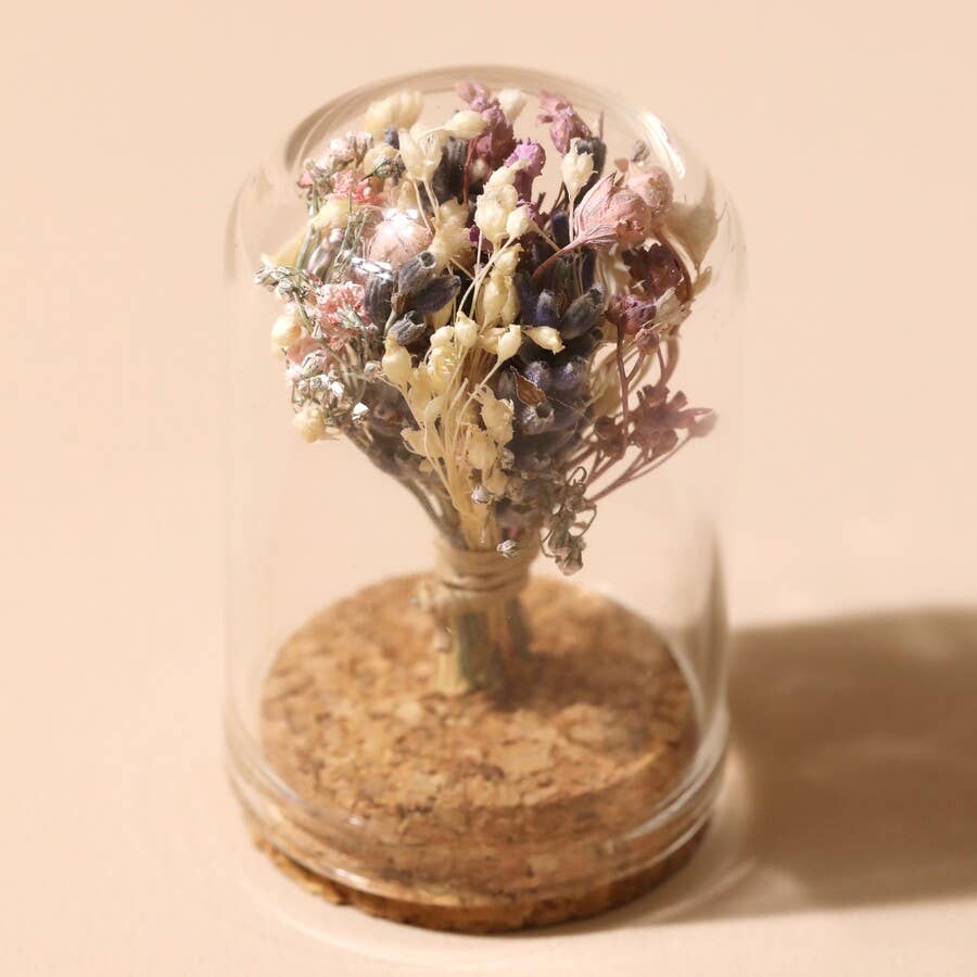 Lisa Angel - Mini Dried Flower Glass Dome