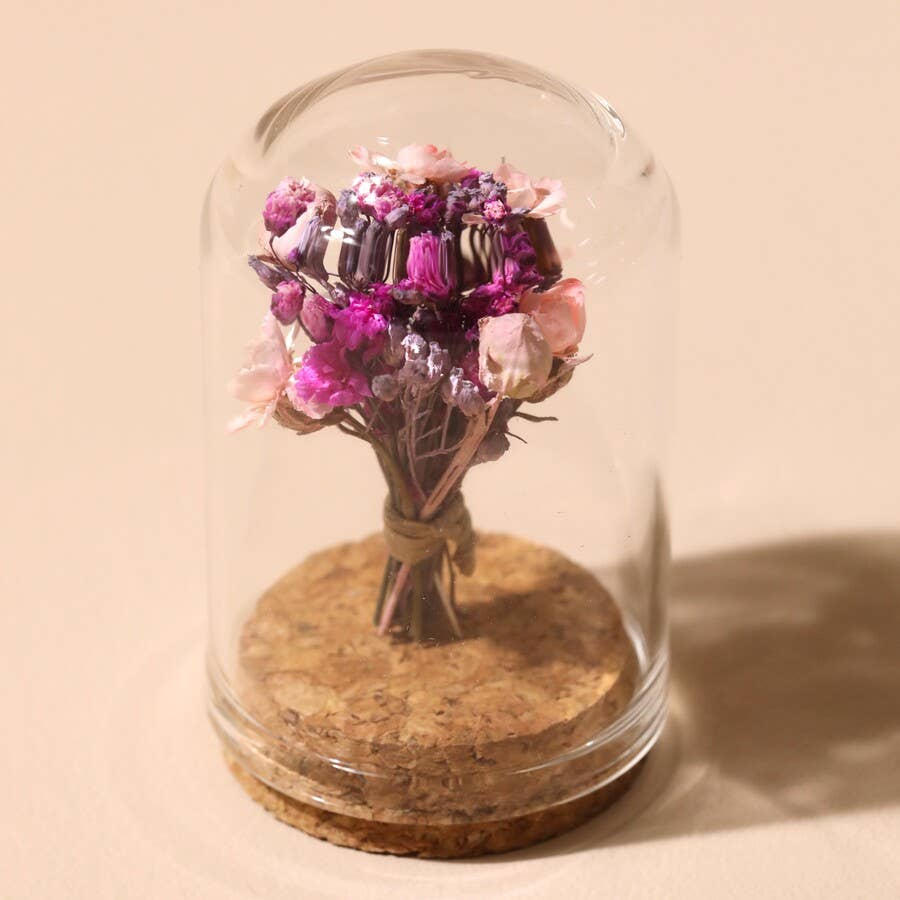 Lisa Angel - Mini Dried Flower Glass Dome