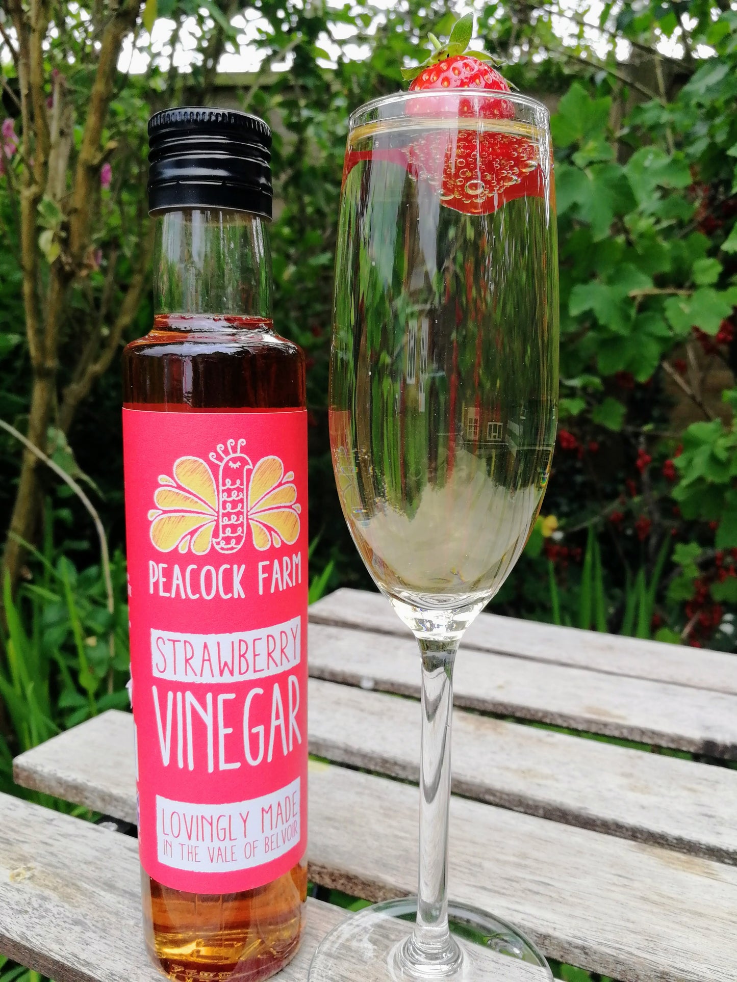 Strawberry Vinegar and Prosecco - Premium Cocktail Pairing