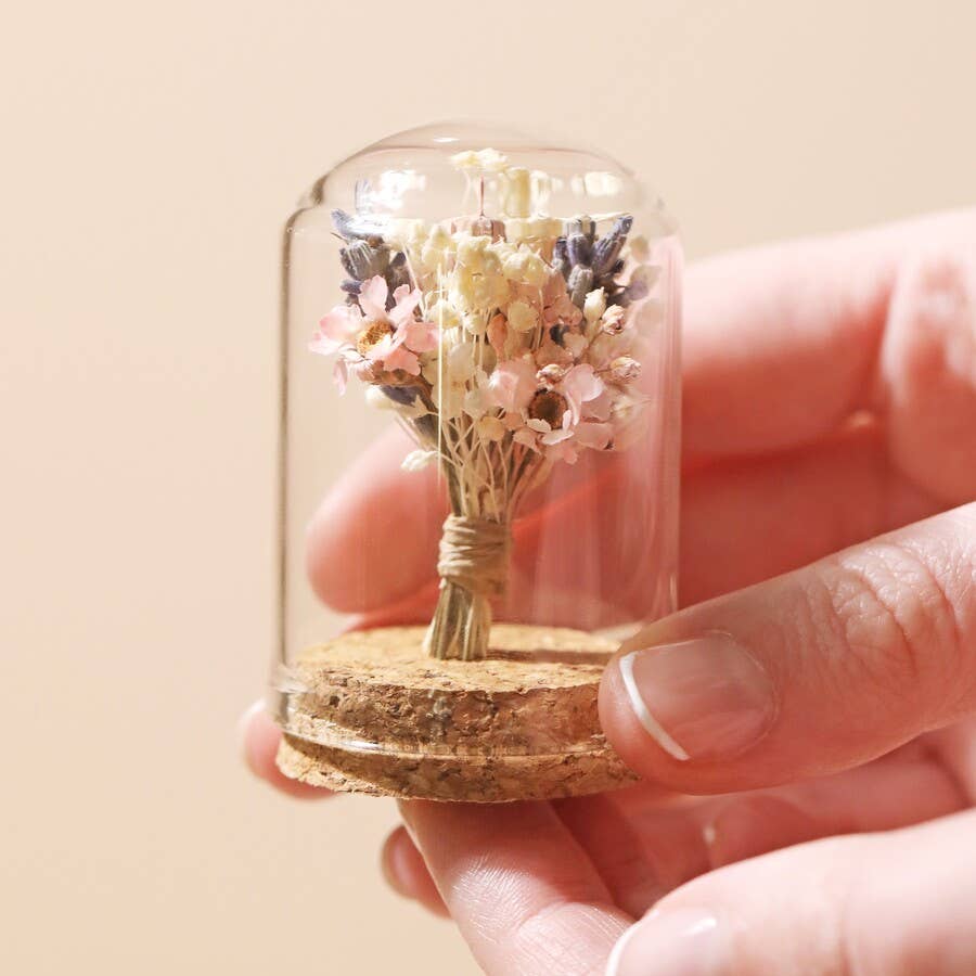 Lisa Angel - Mini Dried Flower Glass Dome