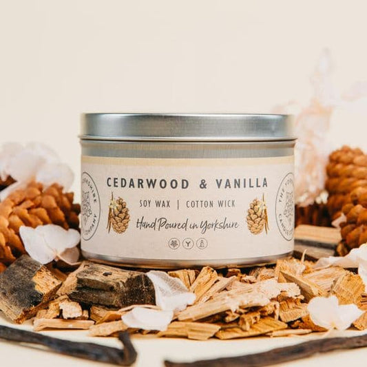 Cedarwood and Vanilla Candle