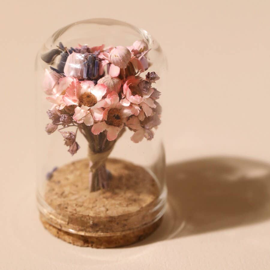 Lisa Angel - Mini Dried Flower Glass Dome