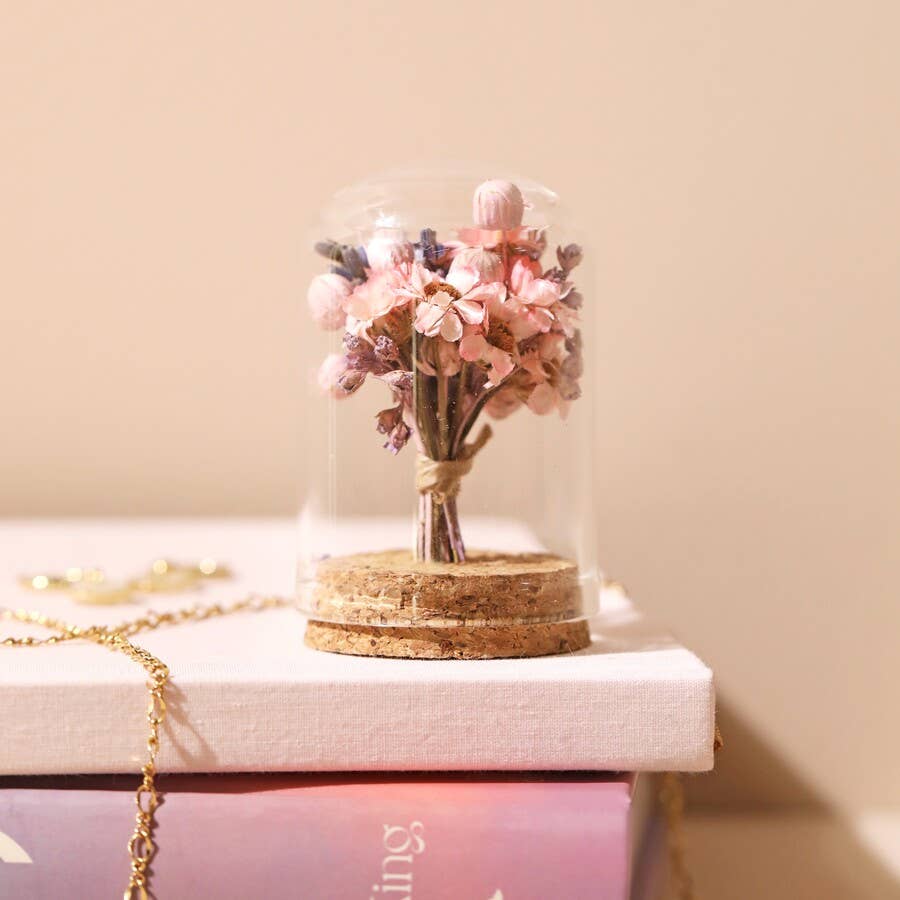 Lisa Angel - Mini Dried Flower Glass Dome