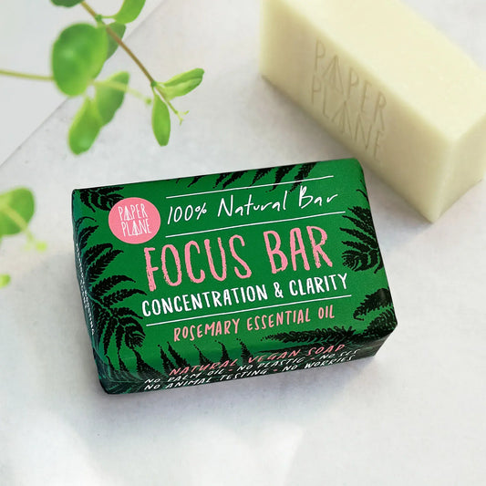 Paper Plane Focus Bar - Natural Rosemary Soap for Concentration
