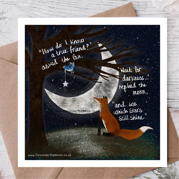 A True Friend Greetings Card