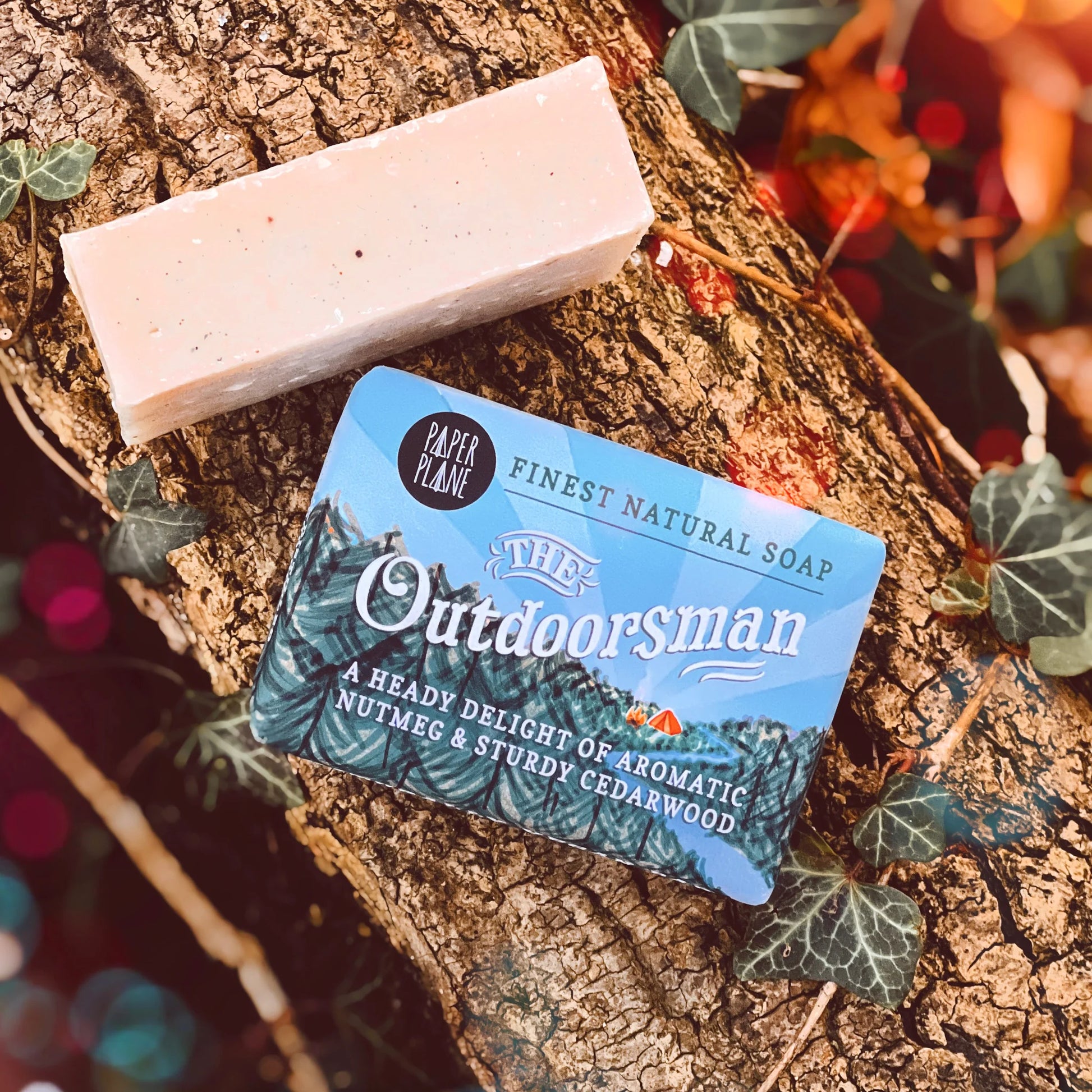 Natural Antibacterial Soap for Men - Plastic Free Packaging