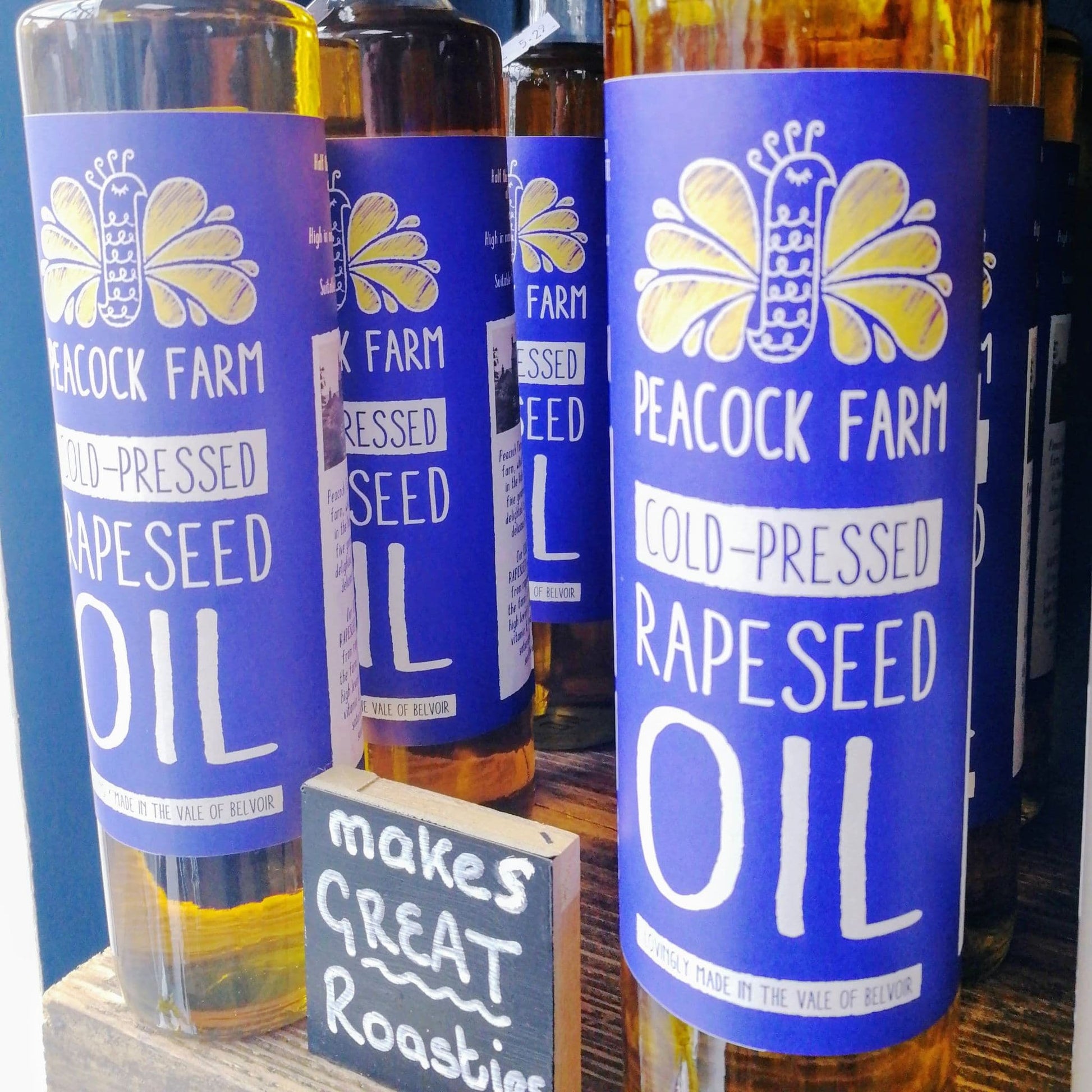 Plain Rapeseed Oil 250ml and 500ml - High Burn Point Cooking Oil