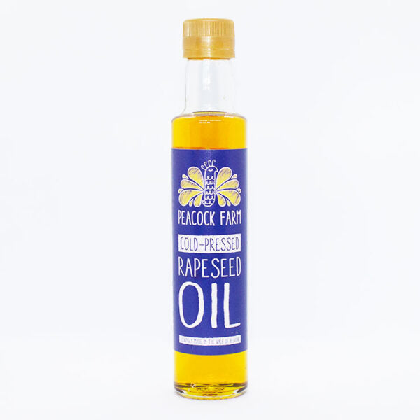 Peacock Farm Rapeseed Oil - Natural Golden Cooking Oil from Lincolnshire