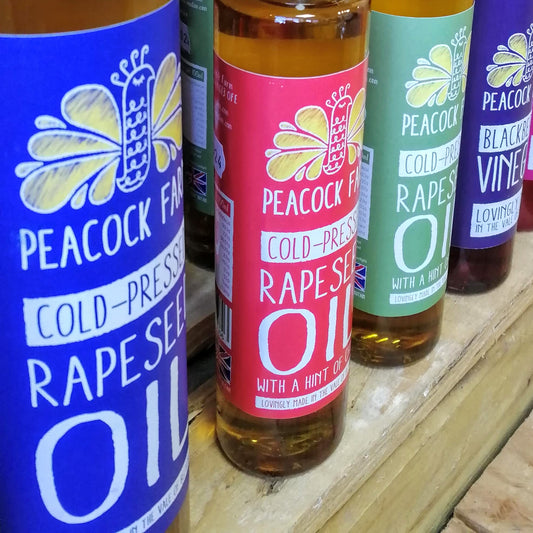 Basil Infused Rapeseed Oil Collection - Peacock Farm Lincolnshire